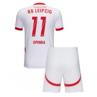 RB Leipzig Lois Openda #11 Hjemmebanesæt Børn 2024-25 Kortærmet (+ Korte bukser)